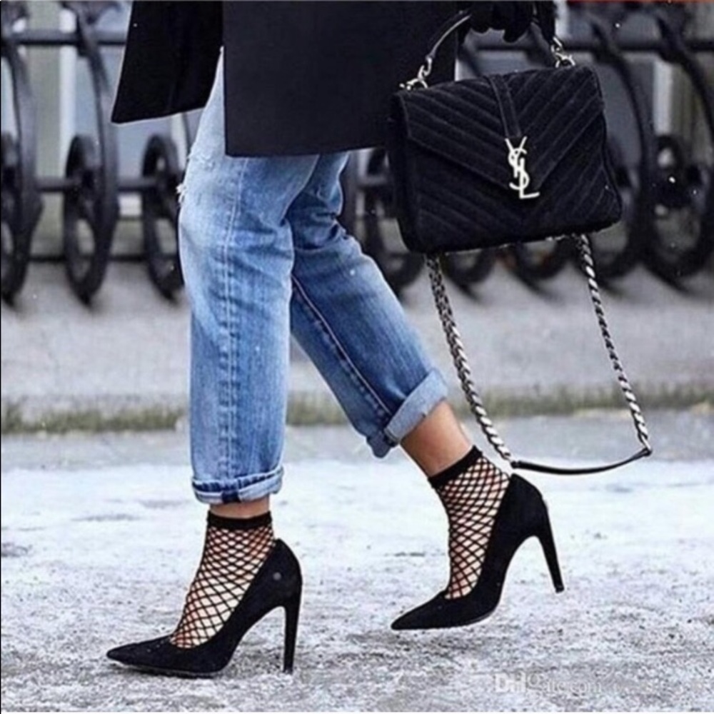 ⭐️◾️Black Fishnet Socks◾️⭐️